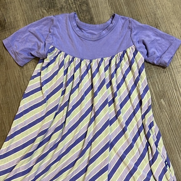 4 for $20 Kickee Pants print classic swing dress size 3T - Picture 2 of 6